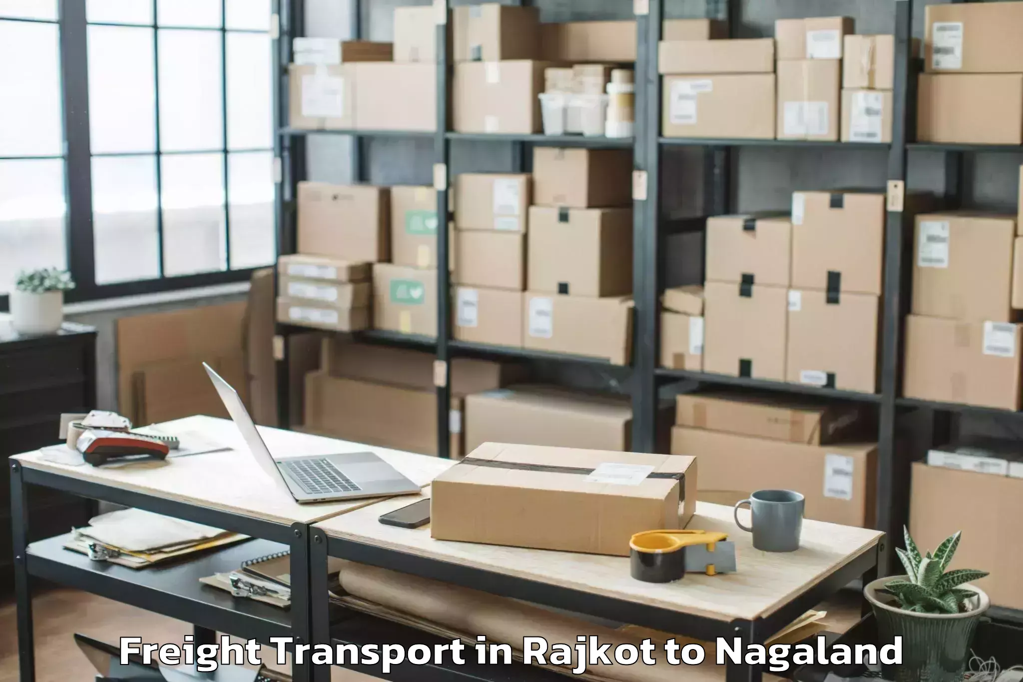 Book Rajkot to Chizami Freight Transport Online